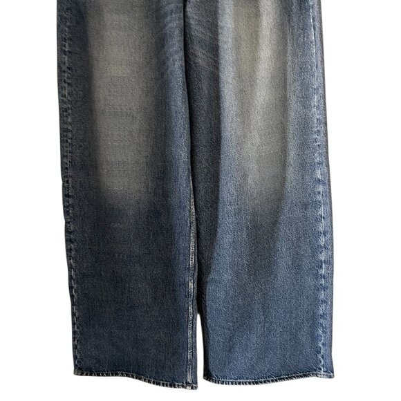 Rag & Bone Miramar Sofie Cotton-Terry WIde-Leg Jeans Size 32 - Picture 5 of 15